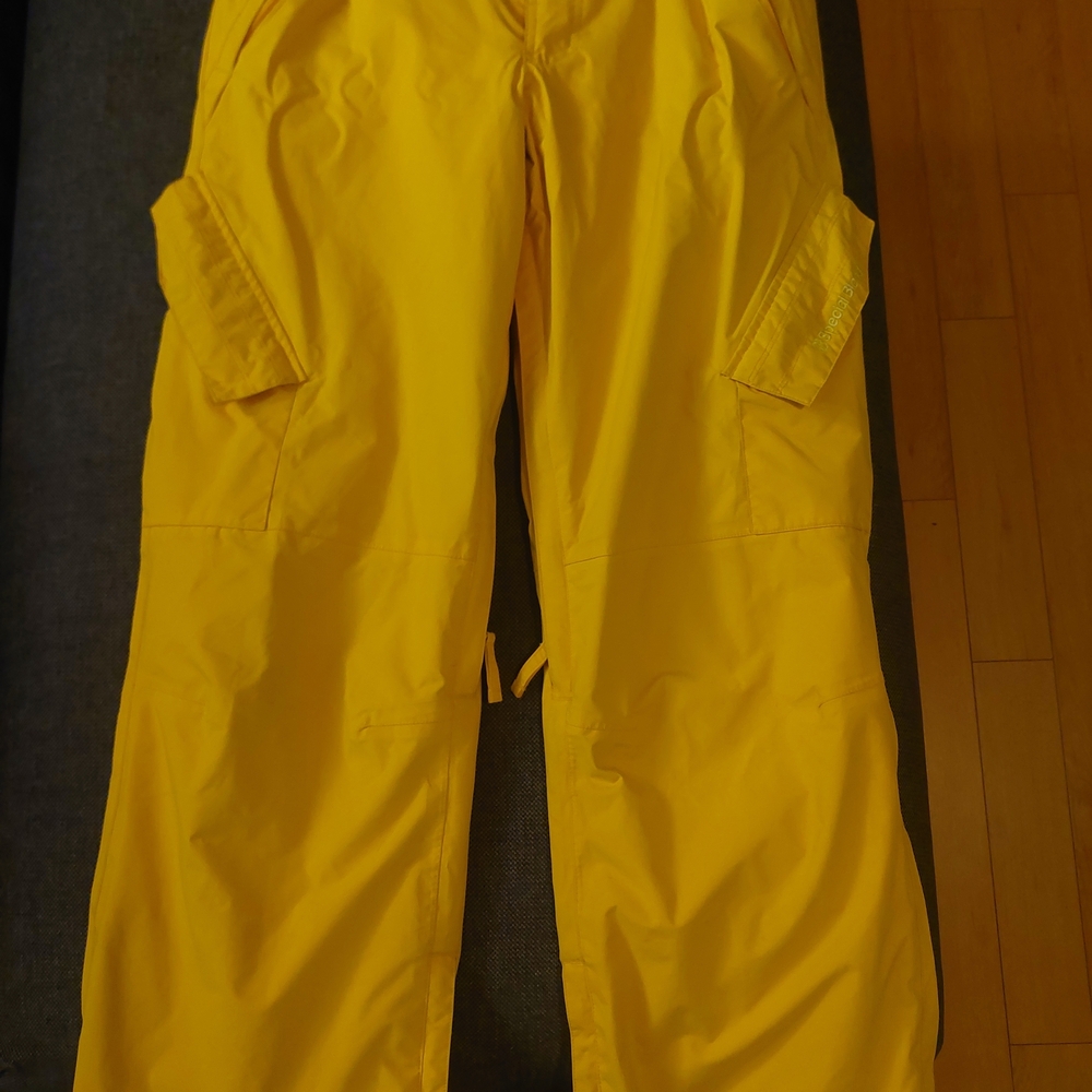 Vibrant Yellow Men's Cargo Pants